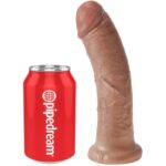 King Cock-Pene Realist 19.5 cm Caramel-PVC, Impermeabile, Ventosa — PIPEDREAMS · Dildo & Stimolatori