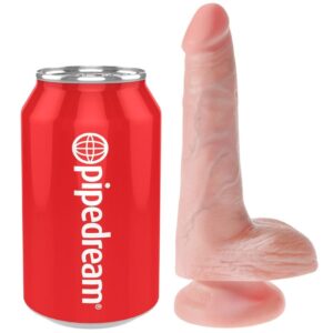 King Cock-Pipedreams King Cock Pene Realistico con Testicoli 13.5 cm