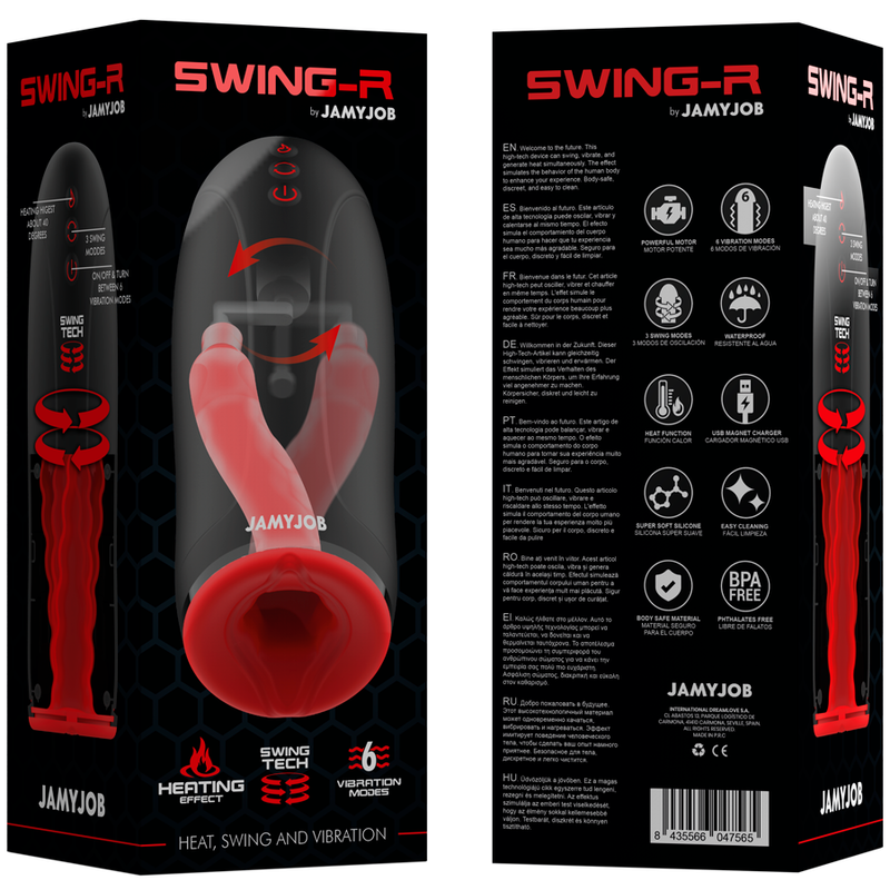 Jamyjob-Masturbatore Maschile Swing-r con Effetto Riscaldante · Masturbatori (immagine 4)
