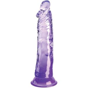 King Cock-Dildo Realistico Trasparente 19.7 cm con Ventosa — PIPEDREAMS · Dildo & Stimolatori