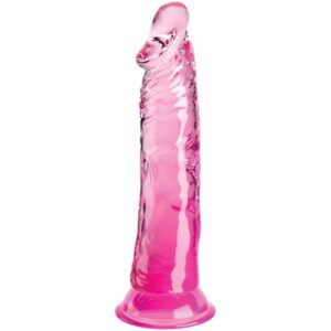 King Cock-Dildo Realist Trasparente Rosa 19.7 cm con Ventosa 3 King Cock-Dildo Realist Trasparente Rosa 19.7 cm con Ventosa — PIPEDREAMS · Dildo & Stimolatori