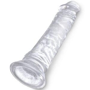 King Cock-Dildo Realist Trasparente 19.7 cm-TPE, impermeabile — PIPEDREAMS · Dildo & Stimolatori (imaginea 3)