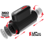Jamyjob-Vortice Masturbatore Maschile Su-Giù con Rotazione 360° · Masturbatori