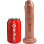 King Cock-Uncut Realistico Pene 17.8 cm Caramel-PVC, Ventosa — PIPEDREAMS · Dildo & Stimolatori
