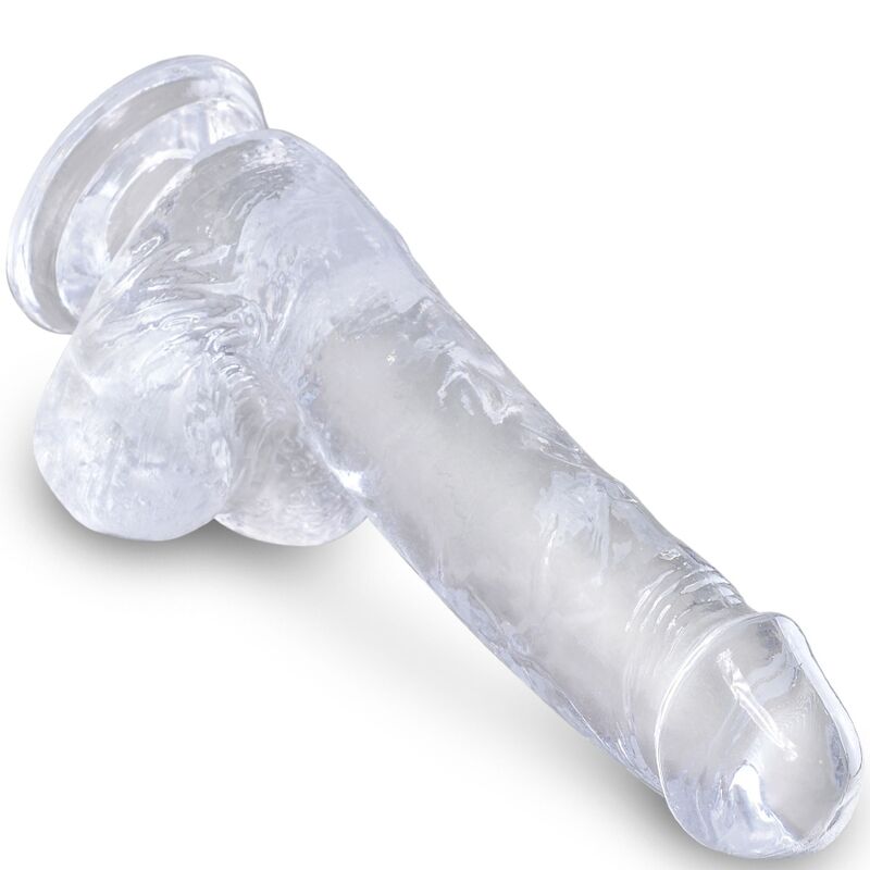 King Cock-Clear Pene Realistico Trasparente con Testicoli 13.5 cm 3 King Cock-Clear Pene Realistico Trasparente con Testicoli 13.5 cm — PIPEDREAMS · Dildo & Stimolatori (imaginea 3)