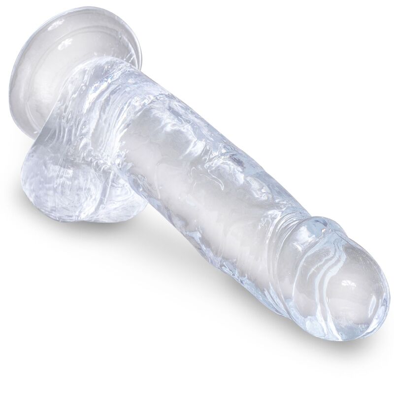 King Cock-Clear Penis Realist Trasparente con testicoli, 15.2 cm 3 King Cock-Clear Penis Realist Trasparente con testicoli, 15.2 cm — PIPEDREAMS · Dildo & Stimolatori (imaginea 3)