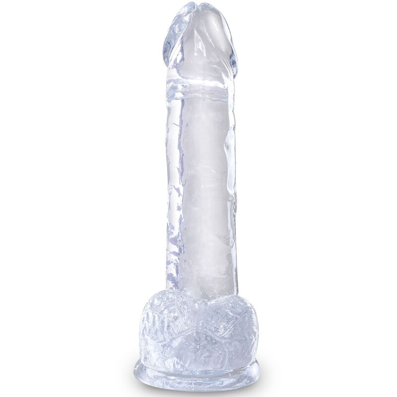 King Cock-Clear Penis Realist Trasparente con testicoli, 15.2 cm 2 King Cock-Clear Penis Realist Trasparente con testicoli, 15.2 cm — PIPEDREAMS · Dildo & Stimolatori (imaginea 2)