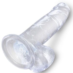 King Cock-Clear Penis Realist Trasparente con testicoli, 15.2 cm 9 King Cock-Clear Penis Realist Trasparente con testicoli, 15.2 cm — PIPEDREAMS · Dildo & Stimolatori (imaginea 4)