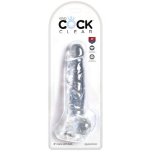 King Cock-Clear Penis Realistico con Testicoli 16.5 cm Trasparente-TPE 10 King Cock-Clear Penis Realistico con Testicoli 16.5 cm Trasparente-TPE — PIPEDREAMS · Dildo & Stimolatori (immagine 5)