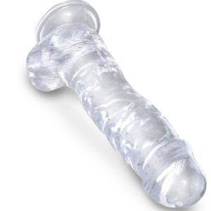 King Cock-Clear Penis Realistico con Testicoli 16.5 cm Trasparente-TPE 8 King Cock-Clear Penis Realistico con Testicoli 16.5 cm Trasparente-TPE — PIPEDREAMS · Dildo & Stimolatori (immagine 3)