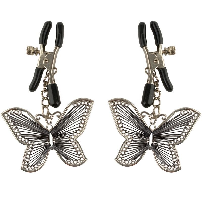 Fetish Fantasy-Morsetti per capezzoli a farfalla regolabili 2 Fetish Fantasy-Morsetti per capezzoli a farfalla regolabili — PIPEDREAMS · Accessori BDSM (imaginea 2)