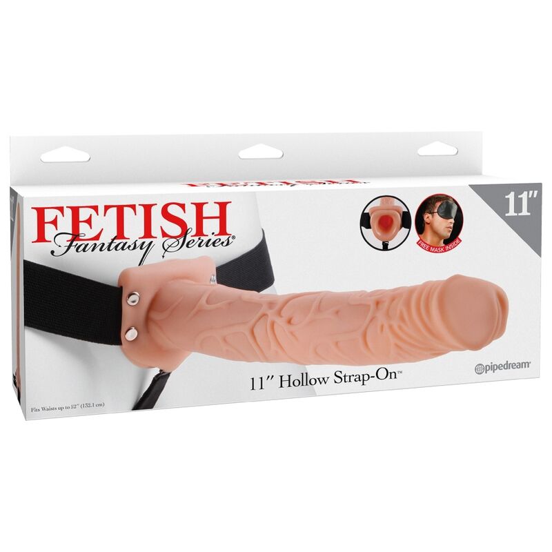 Fetish Fantasy-Strap-on realistico con Imbracatura regolabile 28 cm — PIPEDREAMS · Anelli & Guaine per pene (imaginea 5)