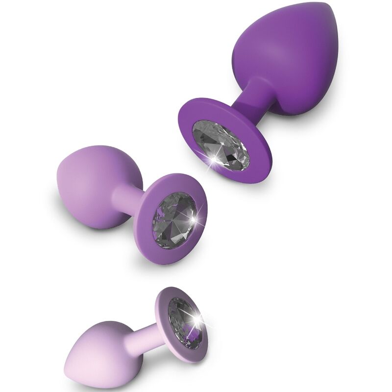 Fantasy For Her-Set Plug anale Viola-Silicio, impermeabile — PIPEDREAMS · Accessori BDSM (immagine 3)