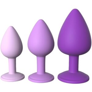 Fantasy For Her-Set Plug anale Viola-Silicio, impermeabile — PIPEDREAMS · Accessori BDSM