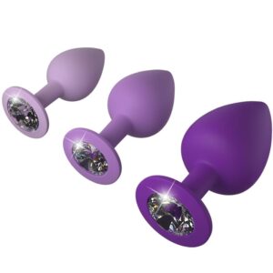 Fantasy For Her-Set Plug anale Viola-Silicio, impermeabile — PIPEDREAMS · Accessori BDSM (immagine 2)