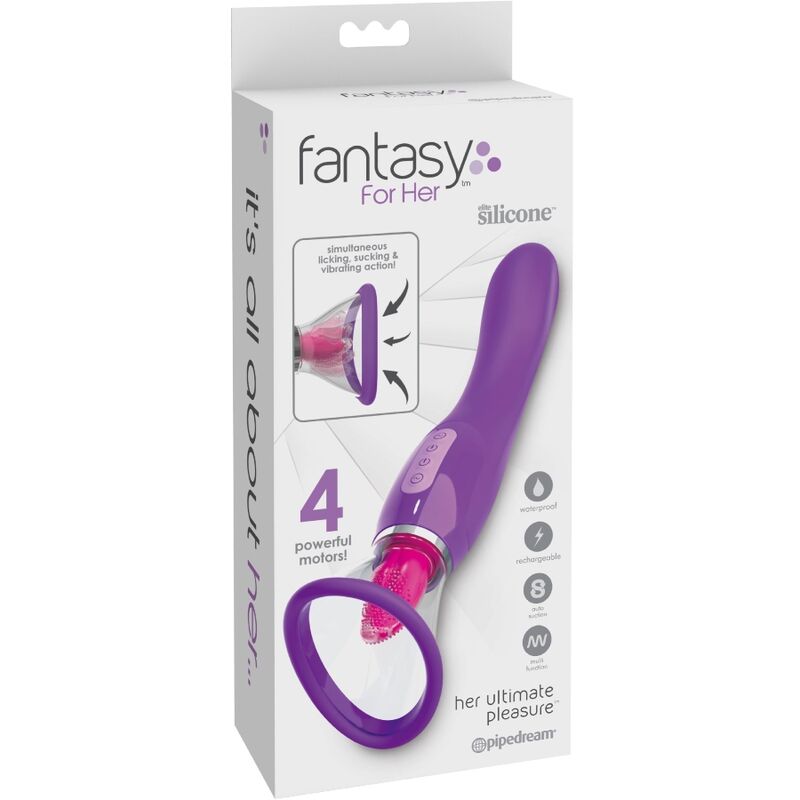 Fantasy For Her-Succhiatore Clitoride con Lingua Stimolante 2 Fantasy For Her-Succhiatore Clitoride con Lingua Stimolante — PIPEDREAMS · Vibratori (imaginea 2)