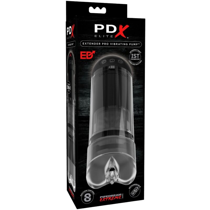 Pdx Elite-Stroker Extender Pro Vibrator-Silicone, 5 velocità 4 Pdx Elite-Stroker Extender Pro Vibrator-Silicone, 5 velocità — PIPEDREAMS · Masturbatori (imaginea 4)