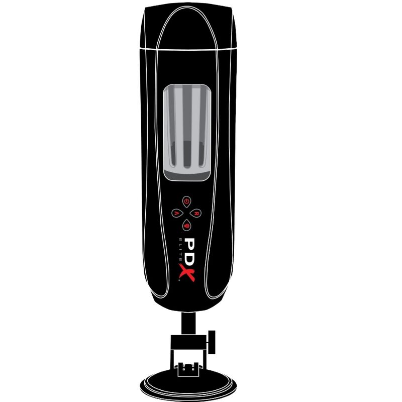 Pdx Elite-Stroker Ultimate Milker 2 Rotativo & Vibratore-TPE, 10 — PIPEDREAMS · Masturbatori (immagine 4)