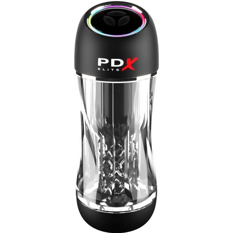 Pdx Elite-Stroker Viewtube Pro Vibrator Trasparente-10 velocità