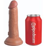King Cock-Elite Dildo Realista di Silicone 15.2 cm Caramel-Ventosa — PIPEDREAMS · Dildo & Stimolatori