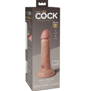 King Cock-Elite Dildo Realistico in Silicone 15.2 cm-Ventosa — PIPEDREAMS · Dildo & Stimolatori (imaginea 4)