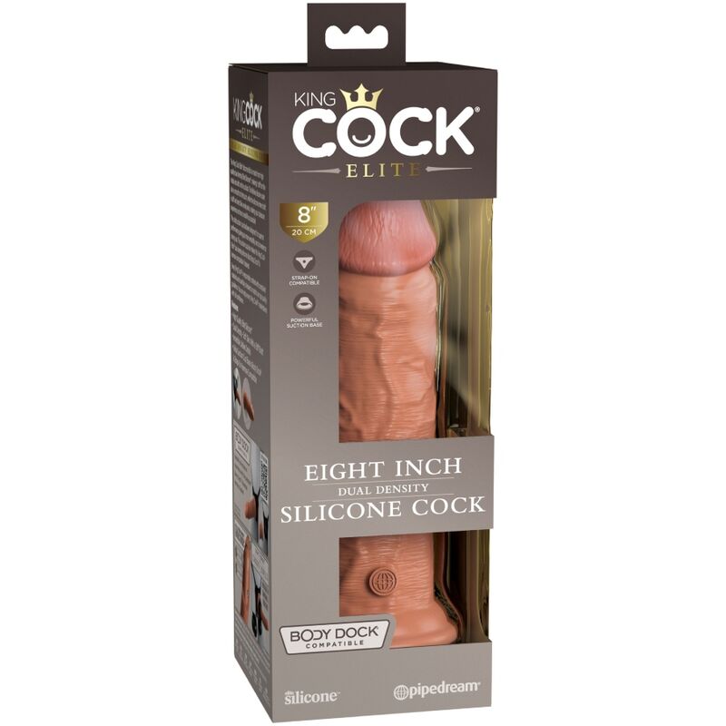 King Cock-Elite Realistic Silicone Dildo 20.3 cm Caramel-Ventosa 5 King Cock-Elite Realistic Silicone Dildo 20.3 cm Caramel-Ventosa — PIPEDREAMS · Dildo & Stimolatori (imaginea 5)