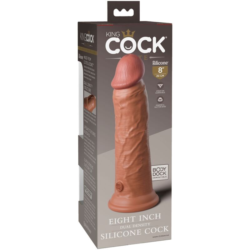 King Cock-Elite Realistic Silicone Dildo 20.3 cm Caramel-Ventosa 2 King Cock-Elite Realistic Silicone Dildo 20.3 cm Caramel-Ventosa — PIPEDREAMS · Dildo & Stimolatori (imaginea 2)