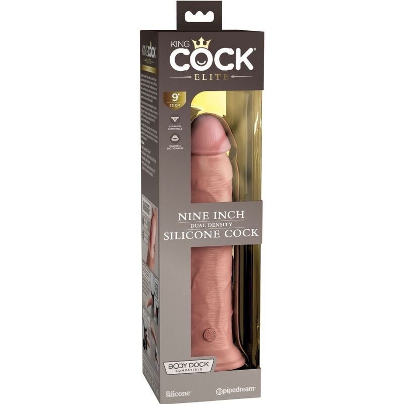 King Cock-Elite Dildo Realistico in Silicone 23 cm-Ventosa — PIPEDREAMS · Dildo & Stimolatori (imaginea 5)