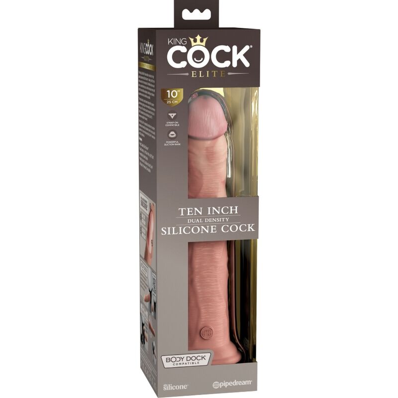 King Cock-Elite Dildo Realista in Silicone 25.4 cm-Ventosa — PIPEDREAMS · Dildo & Stimolatori (immagine 4)