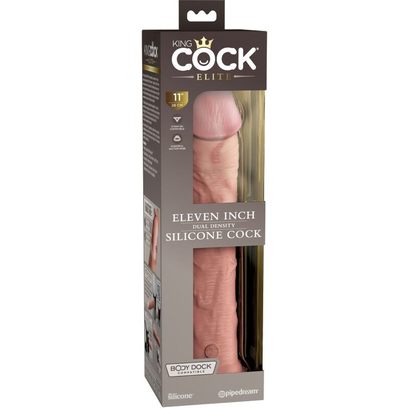 King Cock-Elite Dildo Realista in Silicone 28 cm-Ventosa 3 King Cock-Elite Dildo Realista in Silicone 28 cm-Ventosa — PIPEDREAMS · Dildo & Stimolatori (imaginea 3)