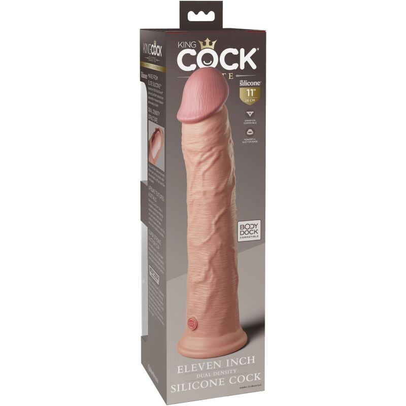 King Cock-Elite Dildo Realista in Silicone 28 cm-Ventosa 2 King Cock-Elite Dildo Realista in Silicone 28 cm-Ventosa — PIPEDREAMS · Dildo & Stimolatori (imaginea 2)