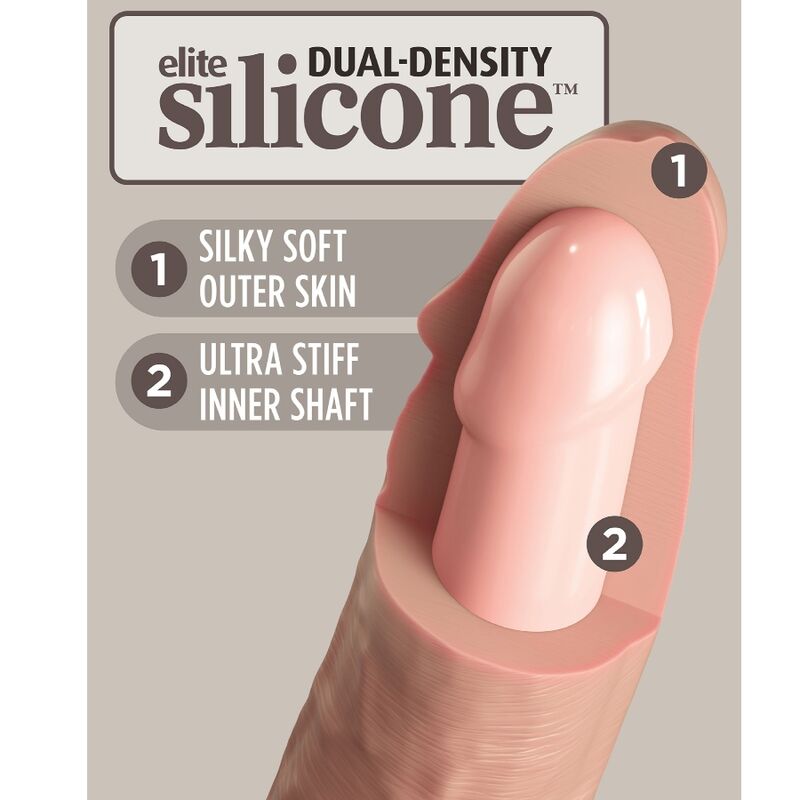 King Cock-Elite Dildo Realistico Vibratore con Telecomando 2 King Cock-Elite Dildo Realistico Vibratore con Telecomando — PIPEDREAMS · Dildo & Stimolatori (imaginea 2)