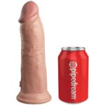 King Cock-Elite Dildo Realistico con Vibrazioni in Silicone, 20,3 cm — PIPEDREAMS · Dildo & Stimolatori