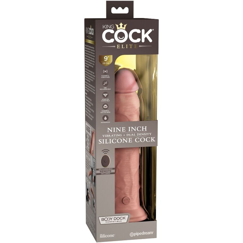 King Cock-Elite Dildo Realist Vibratore con Telecomando 2 King Cock-Elite Dildo Realist Vibratore con Telecomando — PIPEDREAMS · Dildo & Stimolatori (imaginea 2)