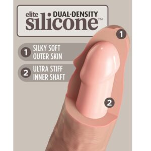 King Cock-Elite Dildo Realist Vibratore con Telecomando — PIPEDREAMS · Dildo & Stimolatori (imaginea 8)