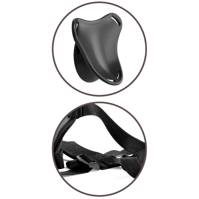 King Cock-Imbracatura Regolabile Elite con Dildo 15,2 cm — PIPEDREAMS · Strap-on & Imbracature (imaginea 8)