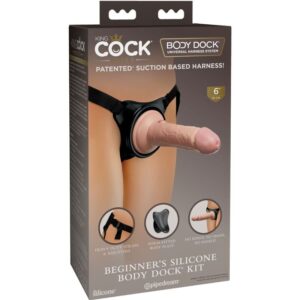 King Cock-Imbracatura Regolabile Elite con Dildo 15,2 cm