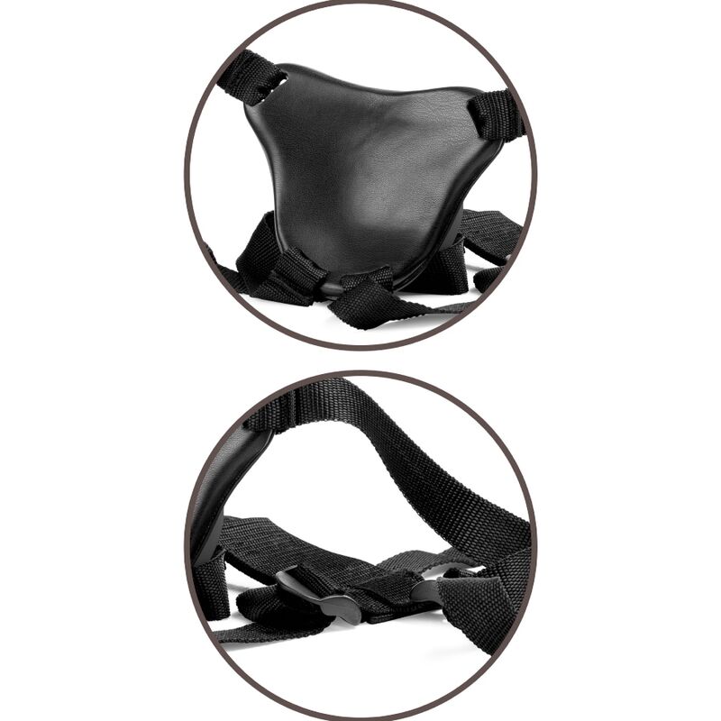 King Cock-Elite Comfy Imbracatura Regolabile con Dildo 17.8 cm-Silicone — PIPEDREAMS · Strap-on & Imbracature (immagine 9)