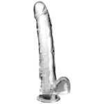King Cock-Dildo Trasparente con testicoli 24.8 cm — PIPEDREAMS · Dildo & Stimolatori