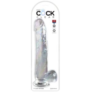King Cock-Dildo Trasparente con testicoli 24.8 cm 4 King Cock-Dildo Trasparente con testicoli 24.8 cm — PIPEDREAMS · Dildo & Stimolatori (imaginea 2)