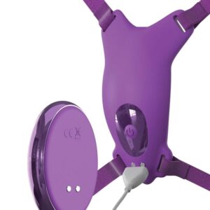 Fantasy For Her-Imbracatura Farfalla Vibratore Ricaricabile — PIPEDREAMS · Vibratori (immagine 3)