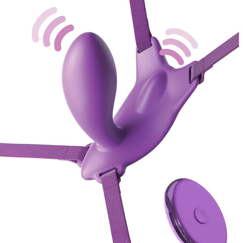 Fantasy For Her-Imbracatura Farfalla G-spot con Vibratore, Ricaricabile — PIPEDREAMS · Strap-on & Imbracature (immagine 2)