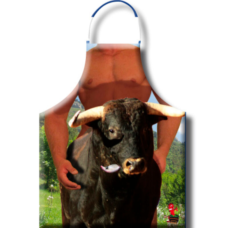 Diablo Picante-Bull Apron 1 Diablo Picante-Bull Apron — DIVERTY SEX · Articoli divertenti