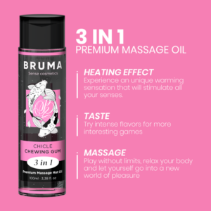 Bruma-Olio da Massaggio Premium Effetto Riscaldatore Aroma Chewing Gum 3 · Massaggio erotico (imaginea 4)