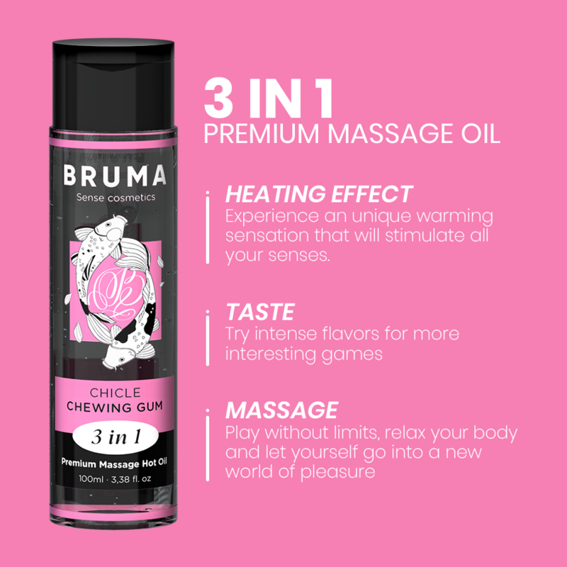 Bruma-Olio da Massaggio Premium Effetto Riscaldatore Aroma Chewing Gum 3 · Massaggio erotico (imaginea 4)