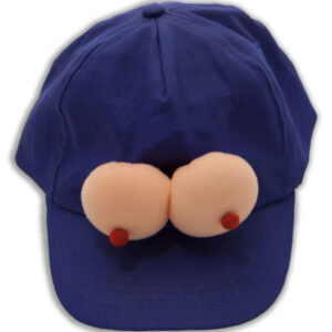 Diablo Picante-Cappello Blu con Tette
