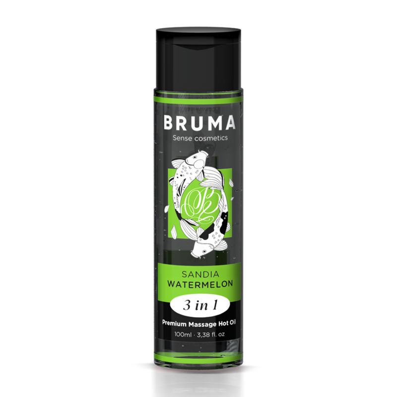 Bruma-Premium Olio da Massaggio con Effetto Calorico Verde 3 in · Massaggio erotico (imaginea 4)