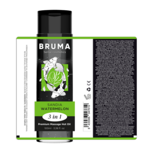 Bruma-Premium Olio da Massaggio con Effetto Calorico Verde 3 in · Massaggio erotico (imaginea 3)