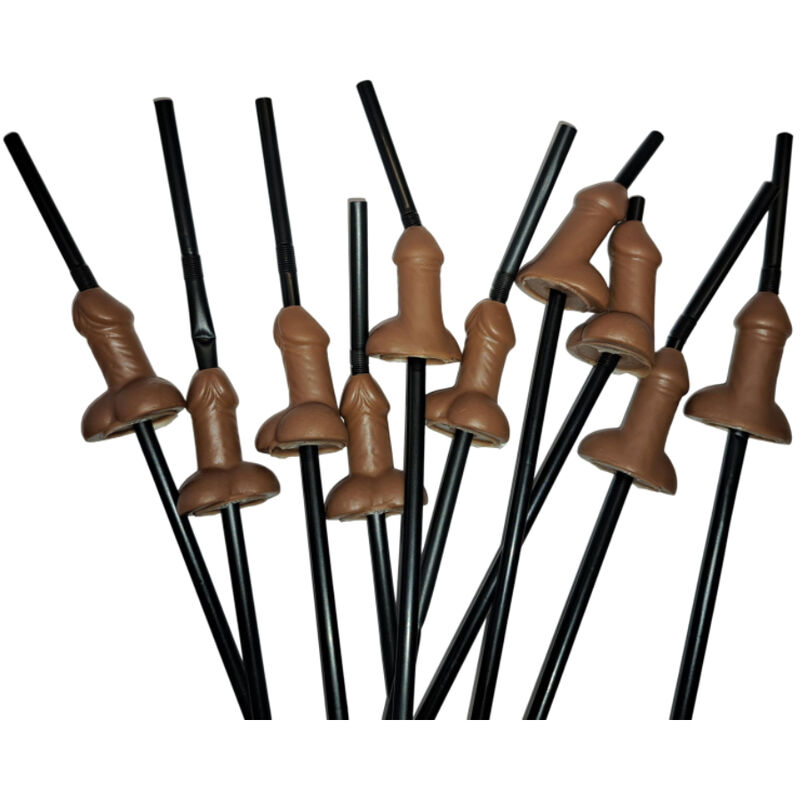 Diablo Picante-Set 10 Paglia Grande In Forma Del Pene, Naturale 1 Diablo Picante-Set 10 Paglia Grande In Forma Del Pene, Naturale — DIVERTY SEX · Articoli divertenti