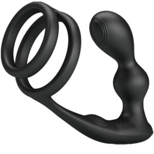 Anal Toys-Marshall Anello per il pene con Plug anale Vibratore e — PRETTY LOVE · Anelli & Guaine per pene